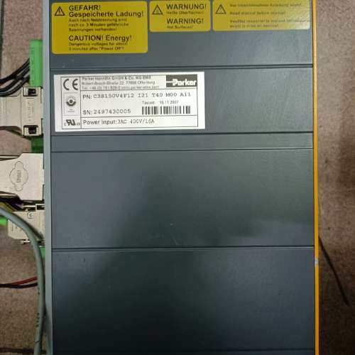 派克伺服驱动器compax3 C3S150V4F12议价及维修！