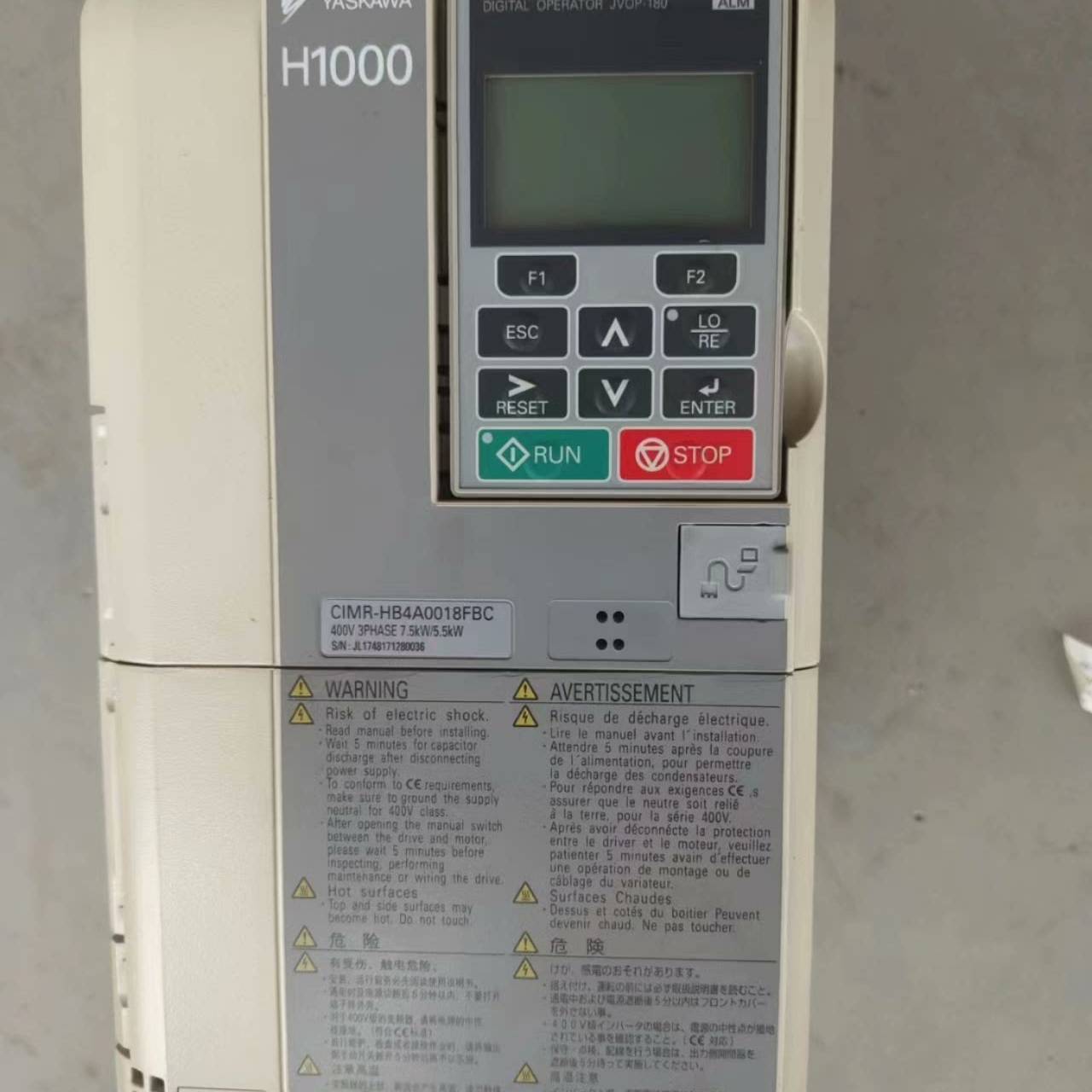 安川H1000变频器，CIMR-HB4A0018FB议价 维修！！！