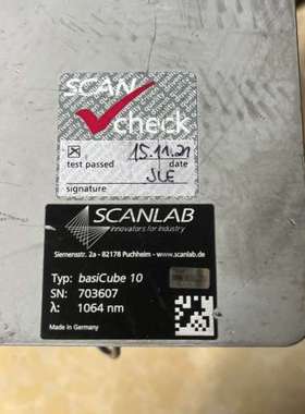 SCANLAB振镜 basicube10  1064nm，成议价及维修！