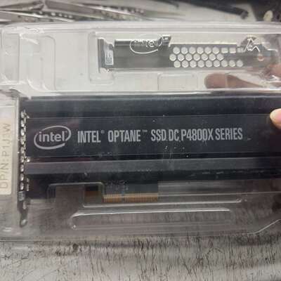 全新Intel傲腾P4800X 750G AIC U2 PC议价及维修！