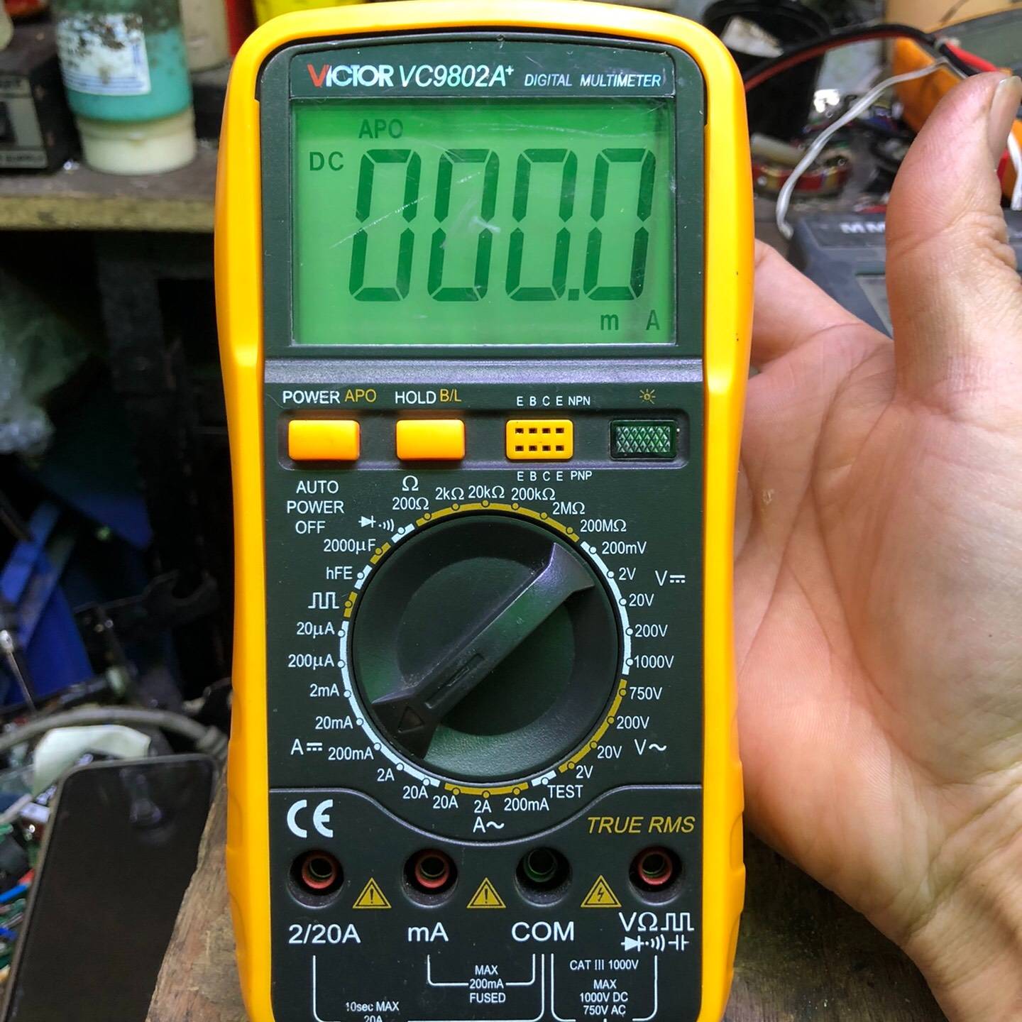 胜利VC9802A+万用表 VICTOR VC9802A议价 维修！！！