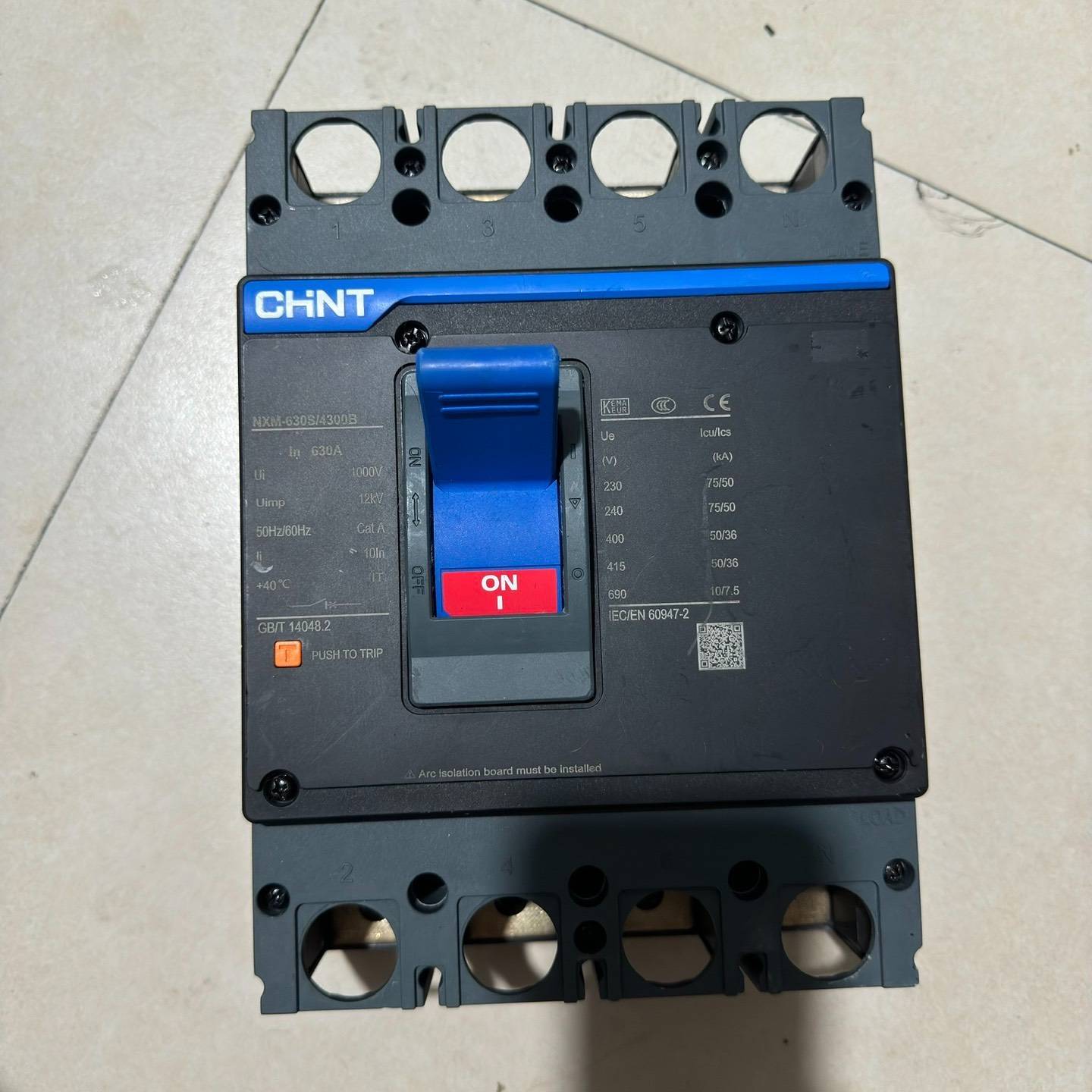 正泰塑壳断路器:NXM-630S/4300B议价 维修!!!