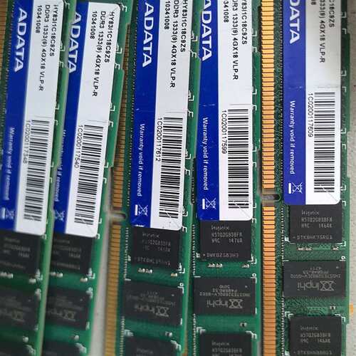威刚8G ddr3 4R8 eccreg 窄条议价及维修！