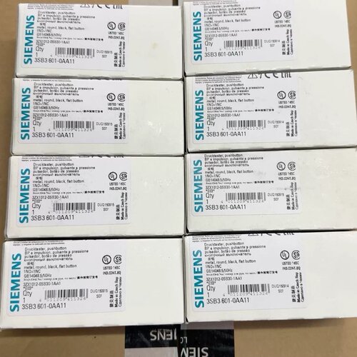 全新原装黑色平头按钮 3SB3 601-0AA11 数议价及维修！