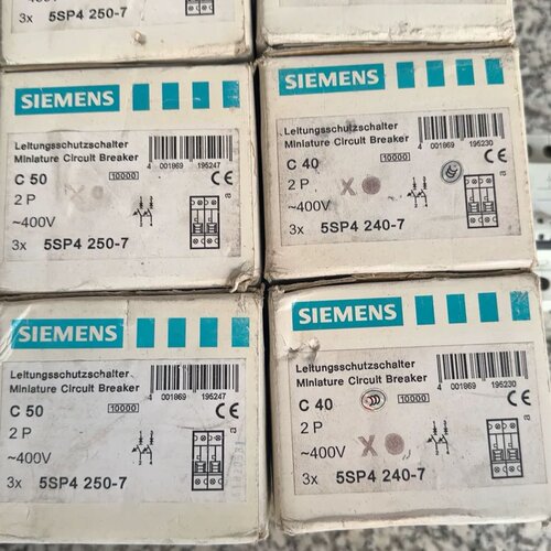 重载断路器 5SP4250-7 2P C50A 9只议价及维修！