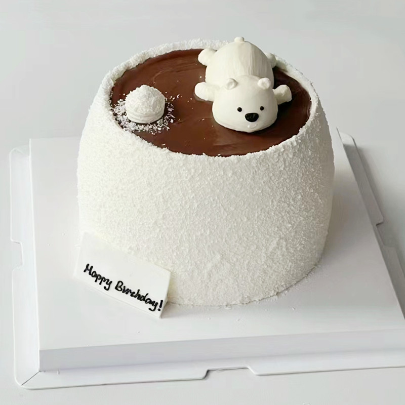 丰想北京同城生日蛋糕儿童北极熊