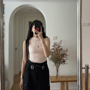 性感挖肩背心 法式 0.21KG 新款 春装