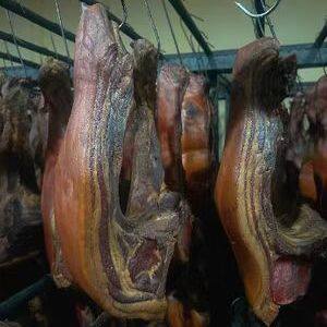 恩施腊肉整块非遗承腊柴火烟熏腊土猪肉整块腊肉宝肋肉一块4-5斤