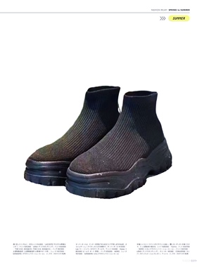 岚小姐 马丁靴女秋冬款款网红瘦瘦靴袜子鞋短筒厚底真皮短靴MSLAN