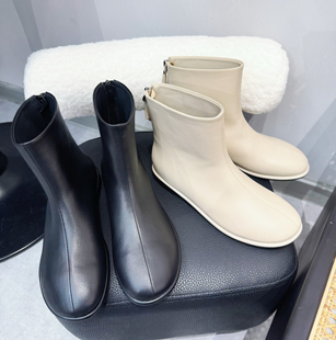 软绵羊皮踝靴 row风 2025新款 极简老钱风