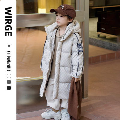 【欢欢专享】【顾奈】韦氏25新款儿童羽绒服长款厚羽绒服