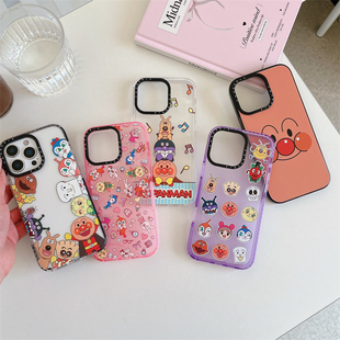 xr面包超人15适用iphone14手机壳12苹果13 Pro max电话保护套78plus日本xs节日16潮牌17air可爱细菌小子小众