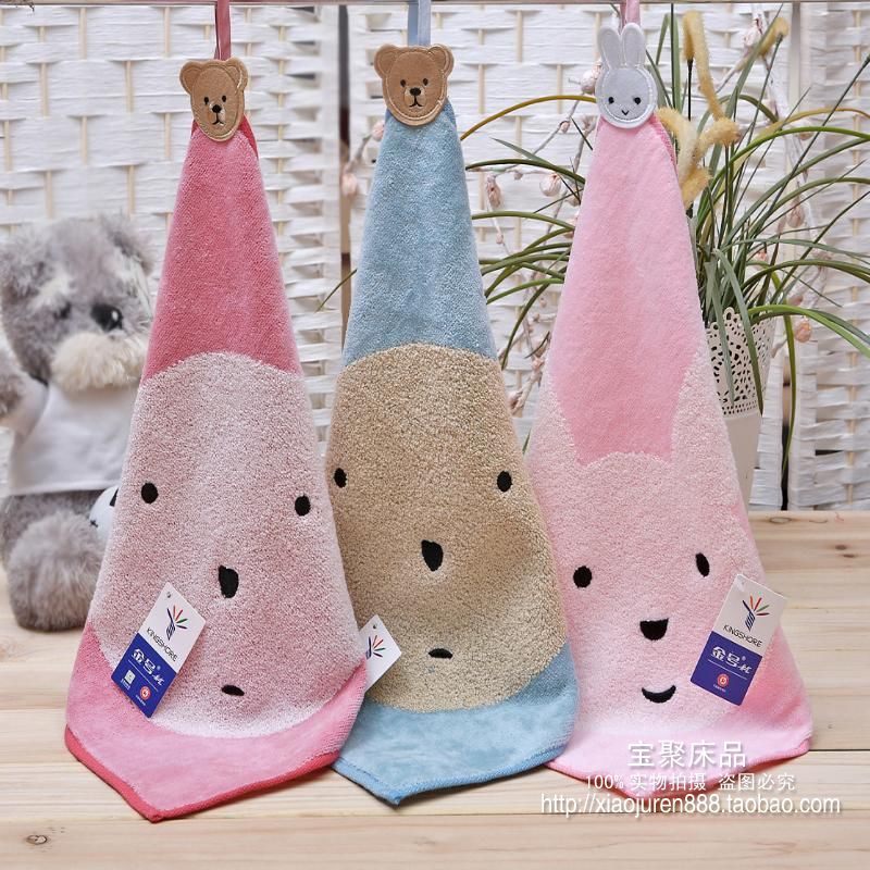 金号柔软儿童宝宝方巾擦手毛巾