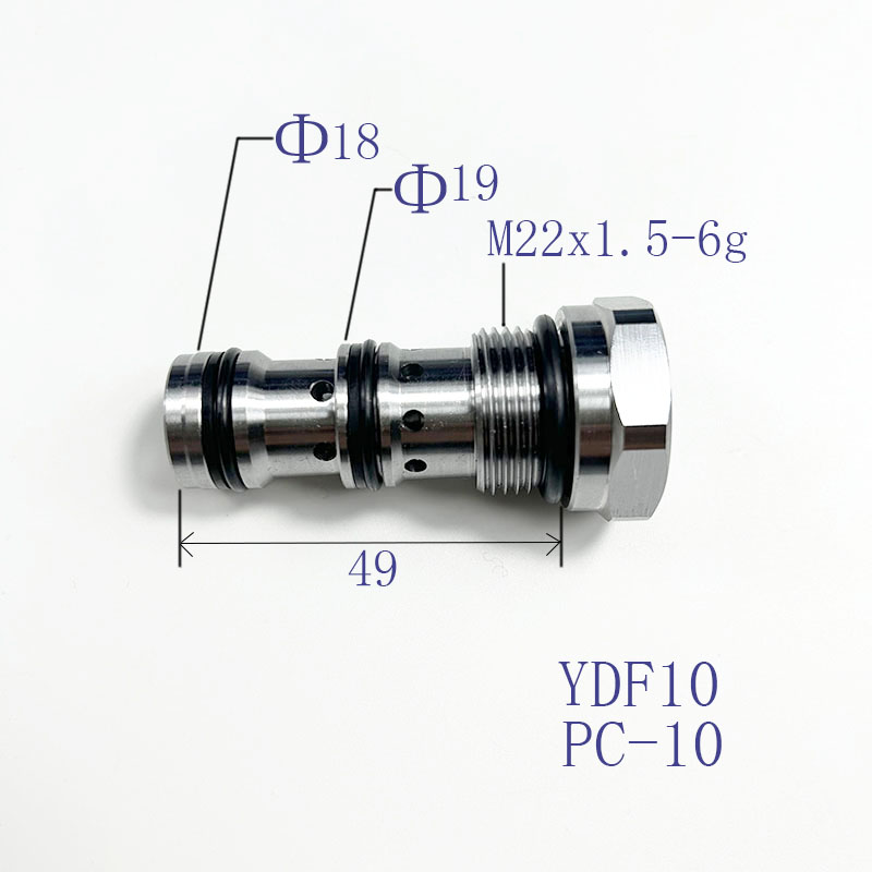 螺纹插装YDF10-00挖掘液控单向阀