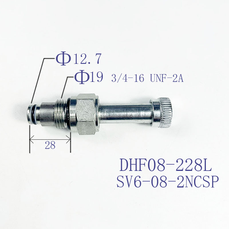 二位二通大流量双向止回电磁阀DHF08-228L/SV6-08-2NCSP