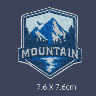 徽章布贴衣服补丁刺绣补洞装 饰贴破洞修补贴 饰贴布补丁贴花DIY装