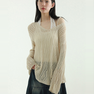 knit wave back string