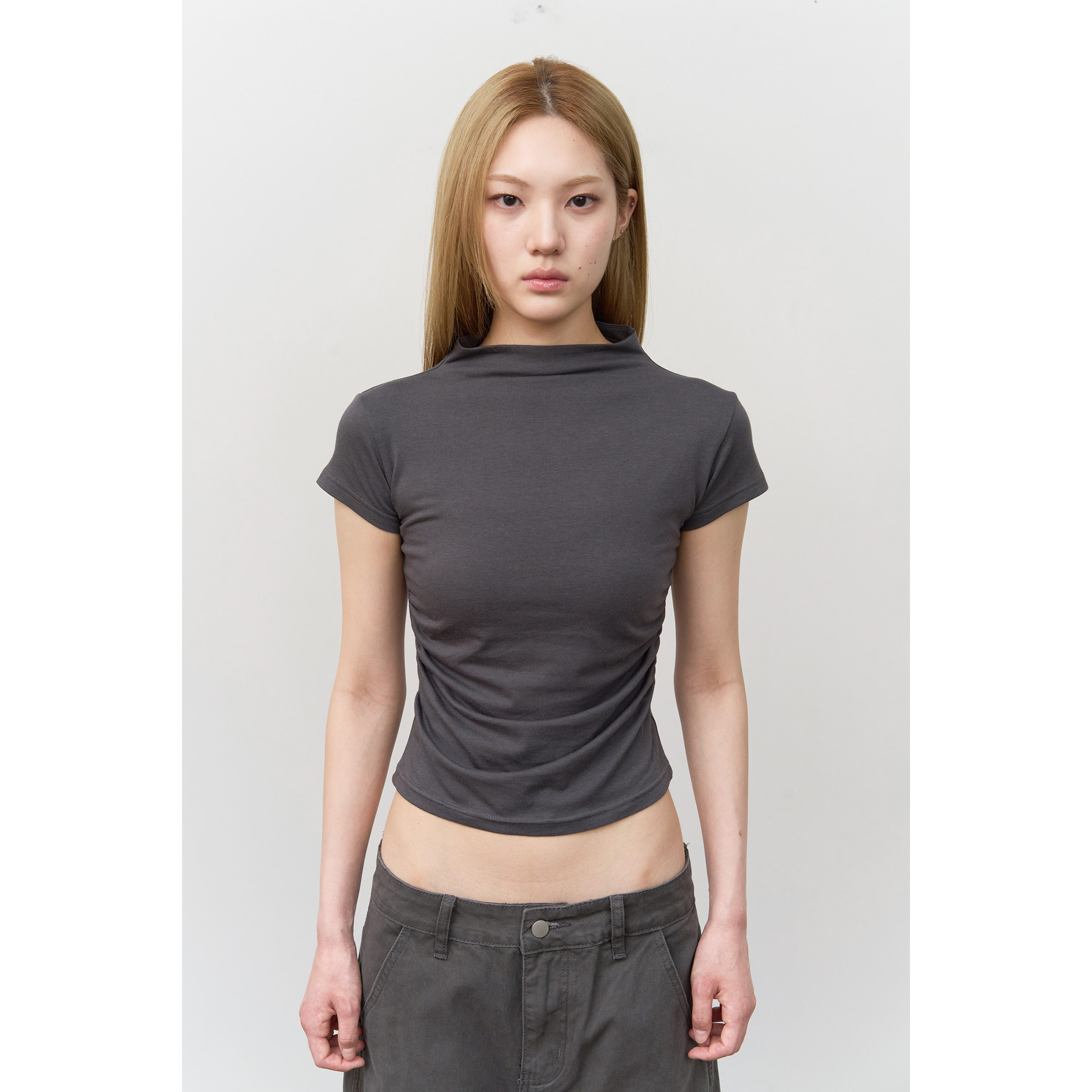 (W) Hunt Shirring Top (3color)
