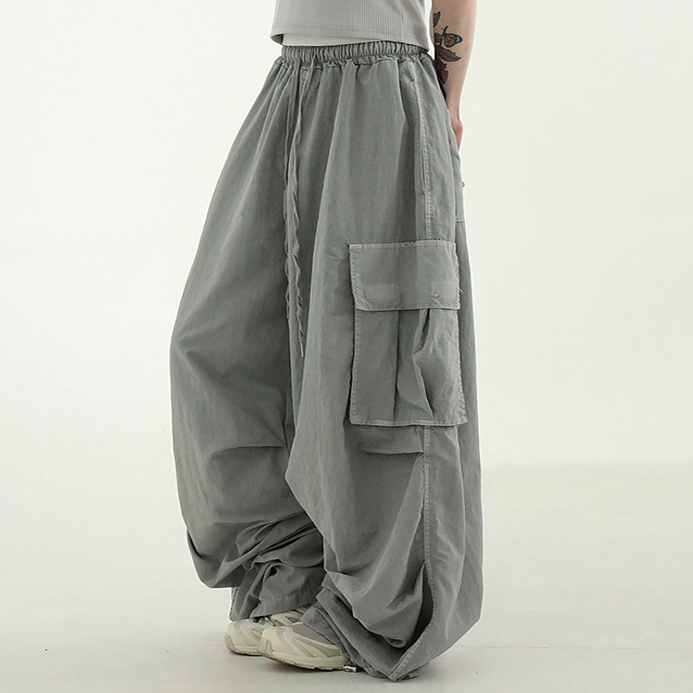 pigmented paper cargo jogger banding pants (unisex)