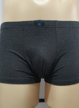 品牌男士 舒工坊四角裤男生内裤断码处理 L码三条装纯棉  18683