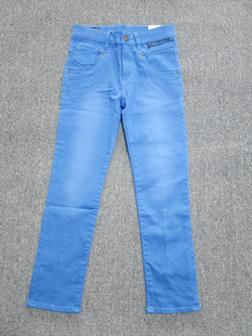 l家儿童牛仔裤品牌童装春秋单裤休闲长裤女童彩裤修身2RW40511