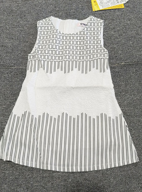 小野豹童装女童连衣裙无袖条纹中童修身棉质时尚背心裙YGL27141