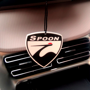 饰品 饰后视镜装 日本jdm改装 车本田spoon亚克力挂件车内挂件车载装