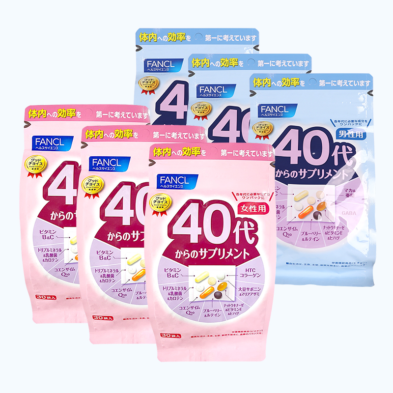 40代40-49综合维生素6包