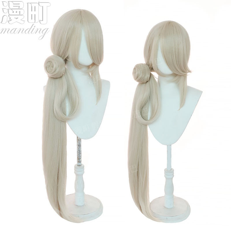 新款 漫町刀剑乱舞今剑假发长发+发包44-1-1 HZ-021