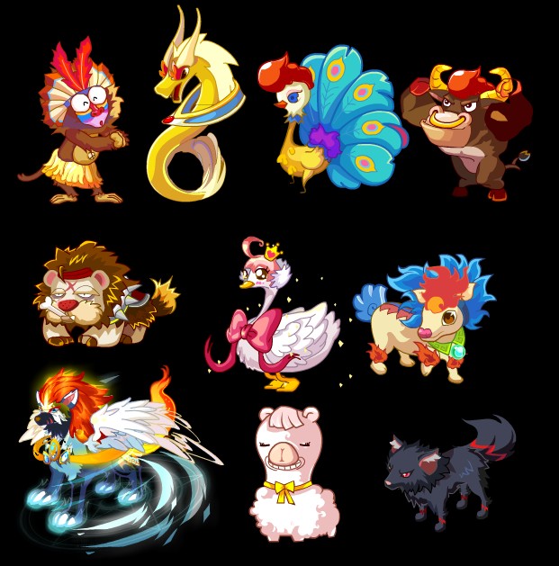 flash 游戏 小动物 成长阶段 动画 源文件素材 套