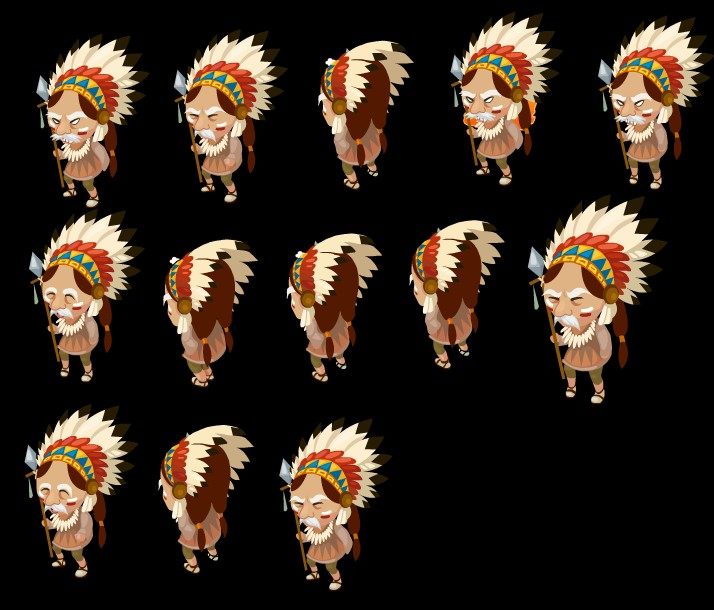 flash 游戏 小人 走动 呼吸 动画 源文件素材