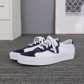 VANS VN0A4BU69YG 板鞋 范斯Sports白蓝休闲情侣低帮男女鞋 帆布鞋