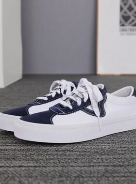 VANS 范斯Sports白蓝休闲情侣低帮男女鞋帆布鞋板鞋 VN0A4BU69YG