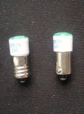 清仓处理----9MM毫米 螺口灯珠 LED灯泡 E10  普绿色 24V   12V