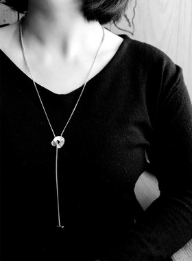 松本惠奈联名双层项链黄铜镀金