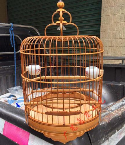 罗汉鸟笼清远金青黑白广式鸟笼