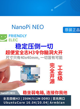 友善NanoPi NEO超小全志H3开发板 支持Ubuntu/Armbian