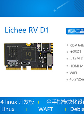 Sipeed Lichee D1 RV NECHA CM哪吒计算条  D1 RISC-V核心板