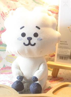 韩国正版 防弹少年团BTS毛绒钥匙扣手偶公仔玩偶挂件挂坠包包挂饰