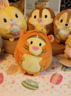 日单 正版维尼熊 松鼠兄弟复活节香气公仔香味摆件毛绒公仔