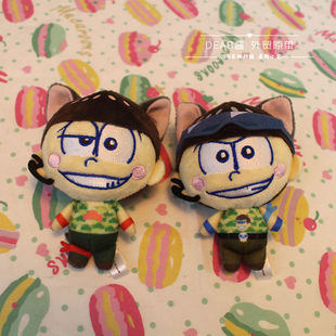 日单人气阿松先生挂件 おそ松さん一松撸松动漫 毛绒挂件 吊饰