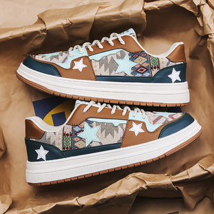 大码38码男鞋45运动休闲46帆布鞋47小众原创国潮星星鞋男款48板鞋