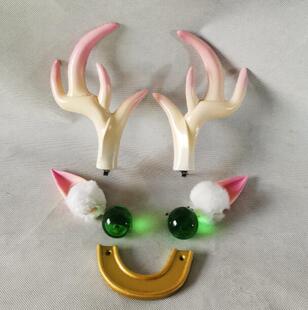 原力 王者荣耀cos道具瑶遇见神鹿cos新皮肤敦煌神鹿瑶 角武器