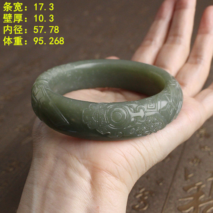 脂份超好的浅青玉籽料手镯