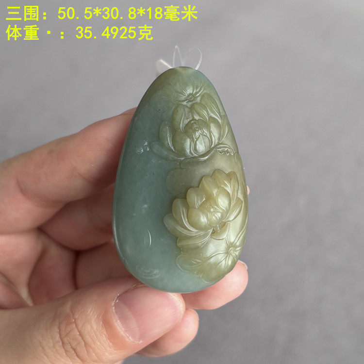 脂份满分质地很优秀的糖青玉籽料