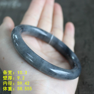 N入门价位标本级别59.42浓墨重彩膏糯质感和田玉青花籽料手镯朕®