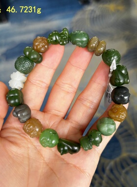 全籽料手串/手链新疆和田玉