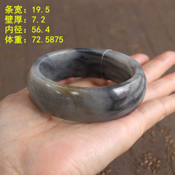 糖青花籽料手镯和田玉朕