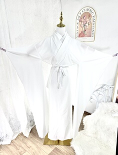 cosplay专用白色和服振袖留袖改良版正确版型日本和服