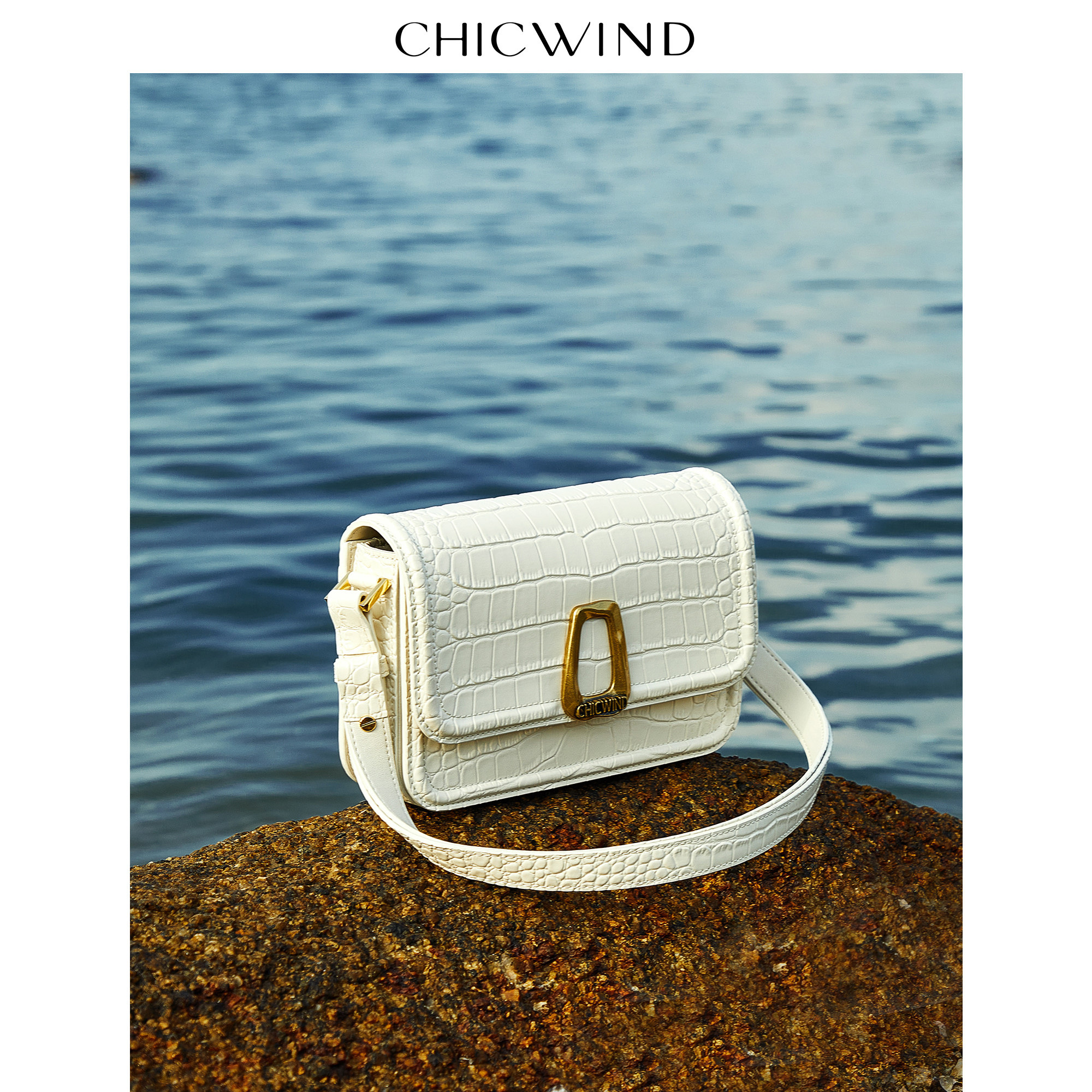 CHICWIND原创小众设计包包女2023新款轻奢高级感斜挎腋下包小方包_虎窝淘